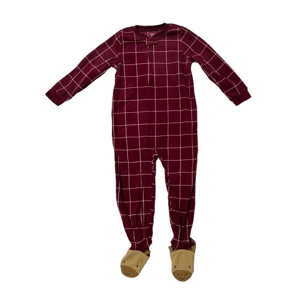 Carter’s Unisex/ Boys Footie Pajamas Size 4T